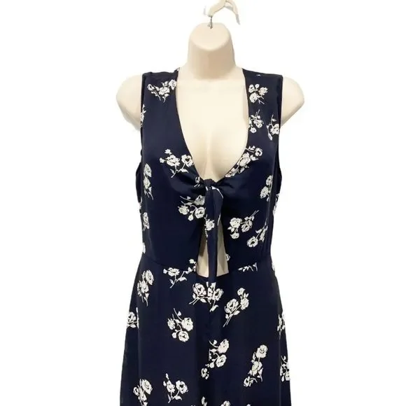 Blush Women Jumpsuit Floral Sleeveless Casual Wide Legs Black Size Med - Picture 2 of 10